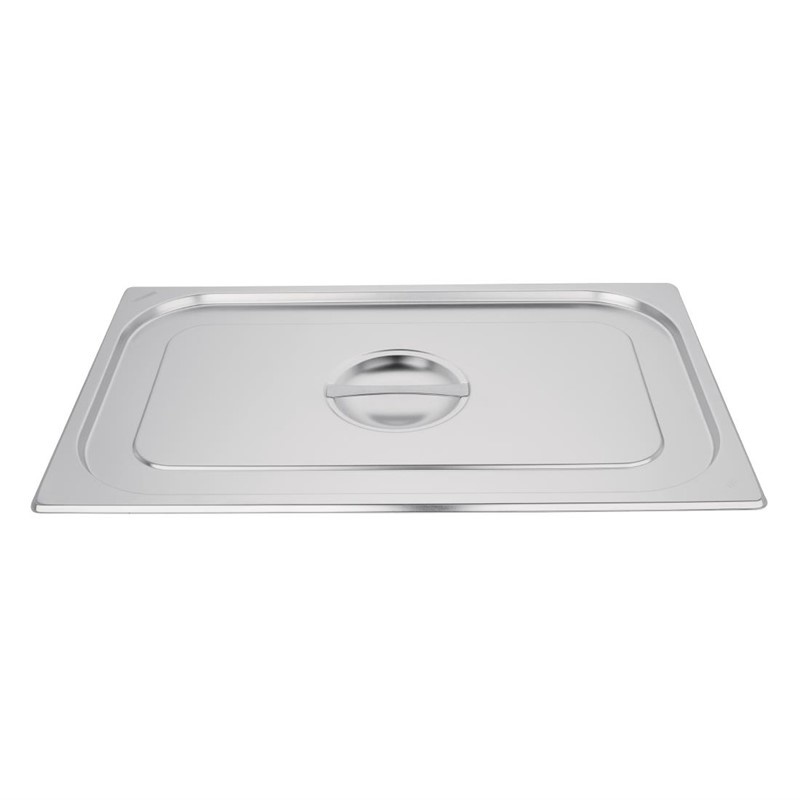 Vogue Vogue Gastronormdeksel RVS GN 2/1 - 645x525mm, foto 3 van 3