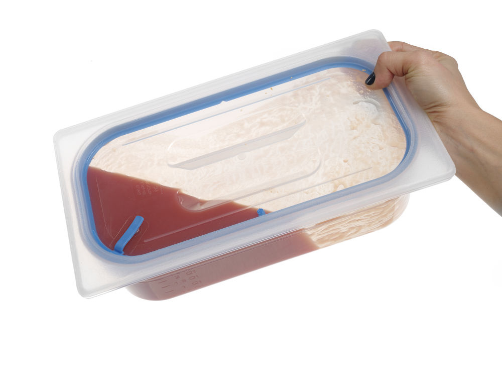 Hendi Gastronorm deksels luchtdichte afsluiting - Polypropyleen GN 1/6 - 176x162mm