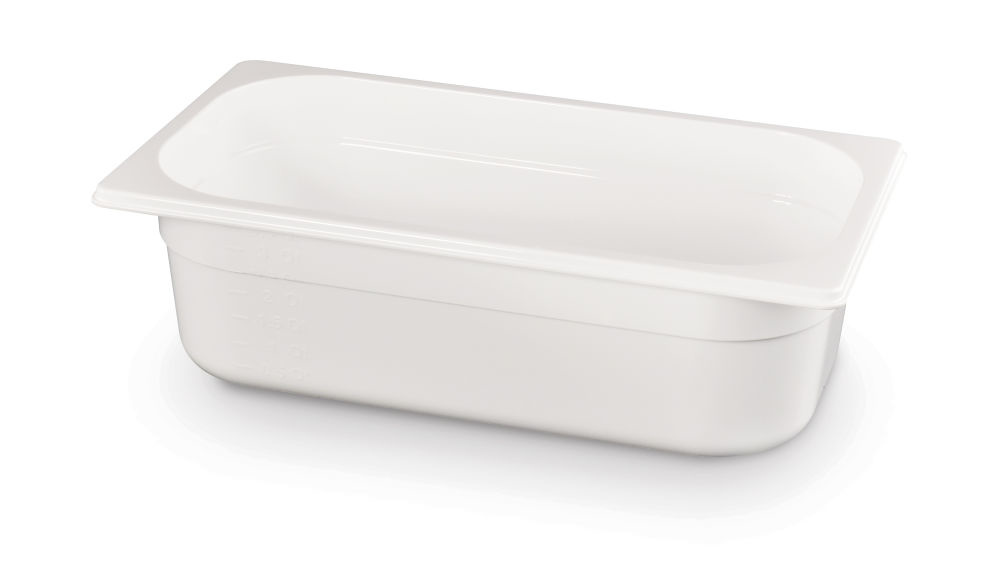 Hendi Gastronormbak Polycarbonaat Wit GN1/3 - H65mm | 325x176mm