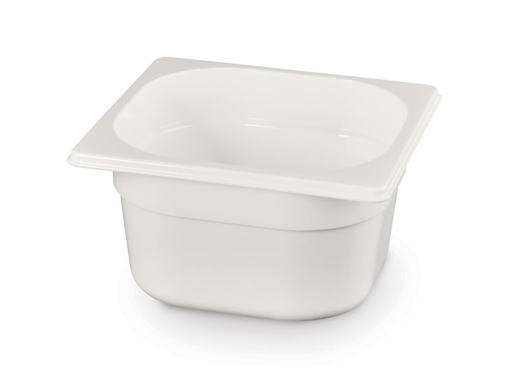 Hendi Gastronormbak Polycarbonaat Wit GN1/6 - H150mm | 176x162mm.