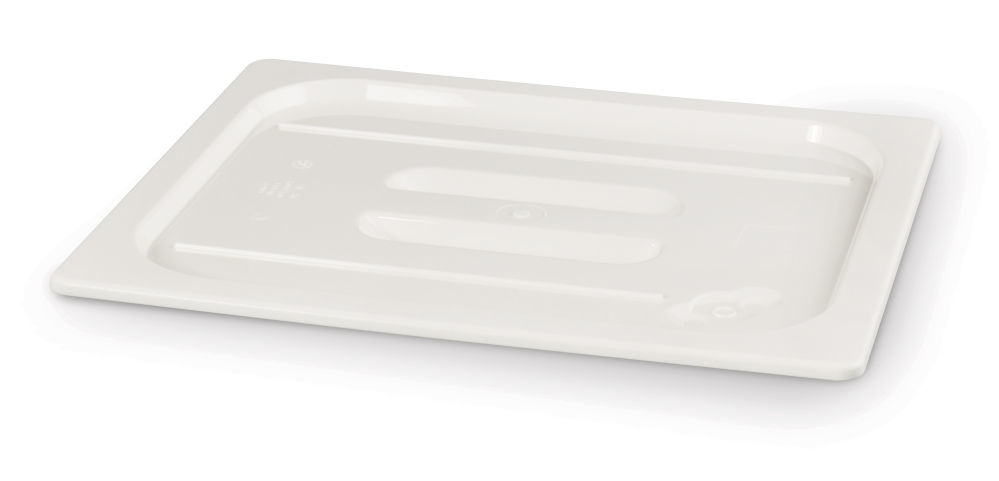 Hendi Gastronormdeksel GN1/4 Polycarbonaat Wit | 265x162mm.
