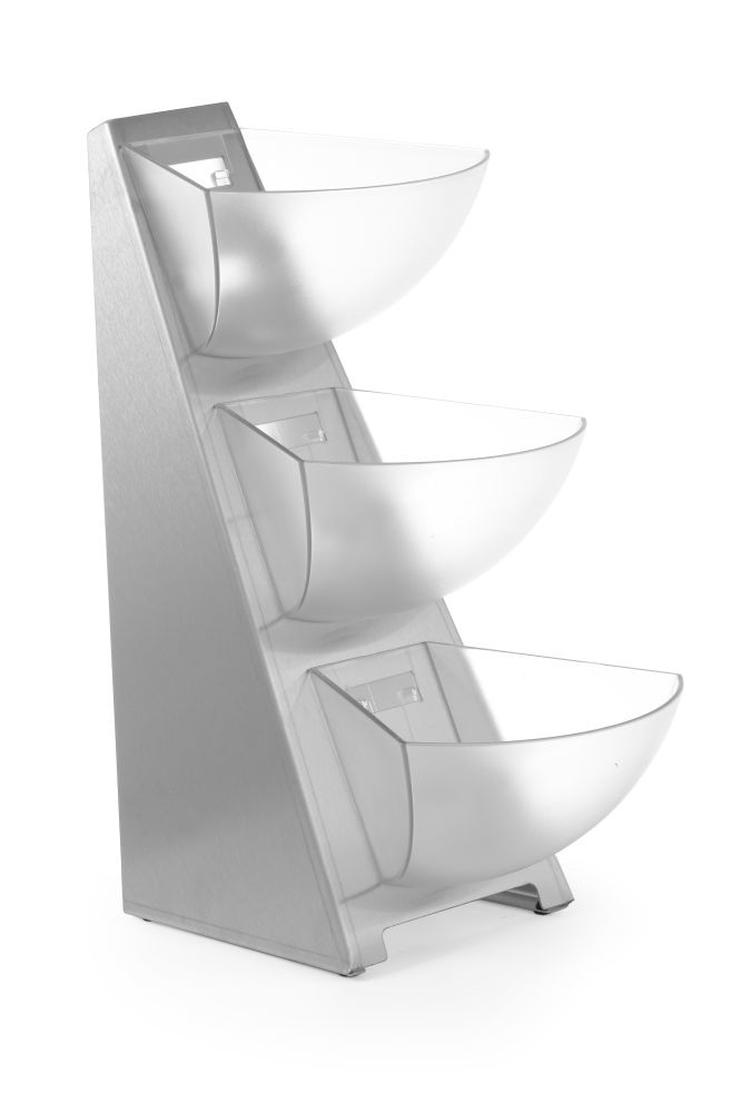 Hendi Hendi Multirek met 3 bakjes - 190x240x(H)410mm, foto 2 van 3