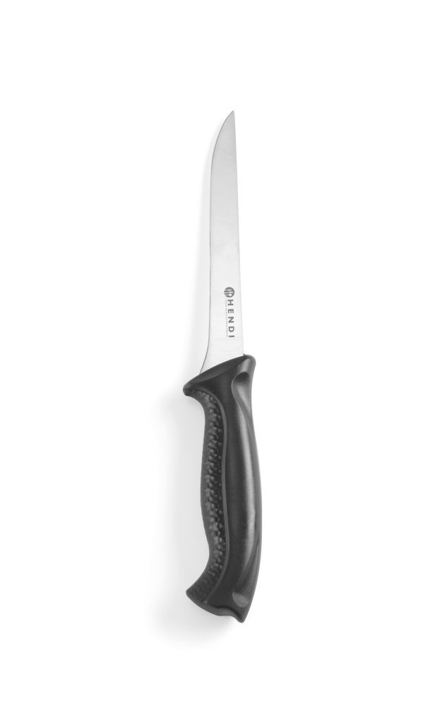 Hendi Uitbeenmes met zwart heft | Lengte 280mm