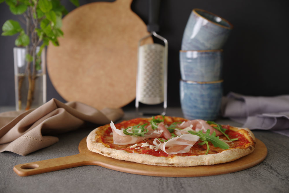 Hendi Pizza plank met handvat | Ø305xH6mm, foto 3 van 3