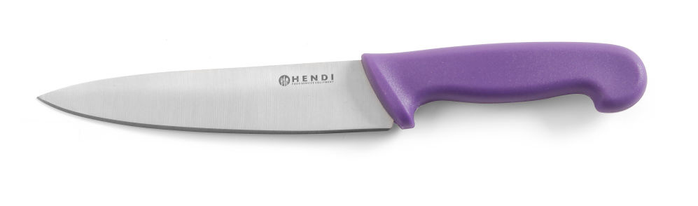 Hendi Koksmes met paars heft | Lengte 320mm, foto 2 van 2