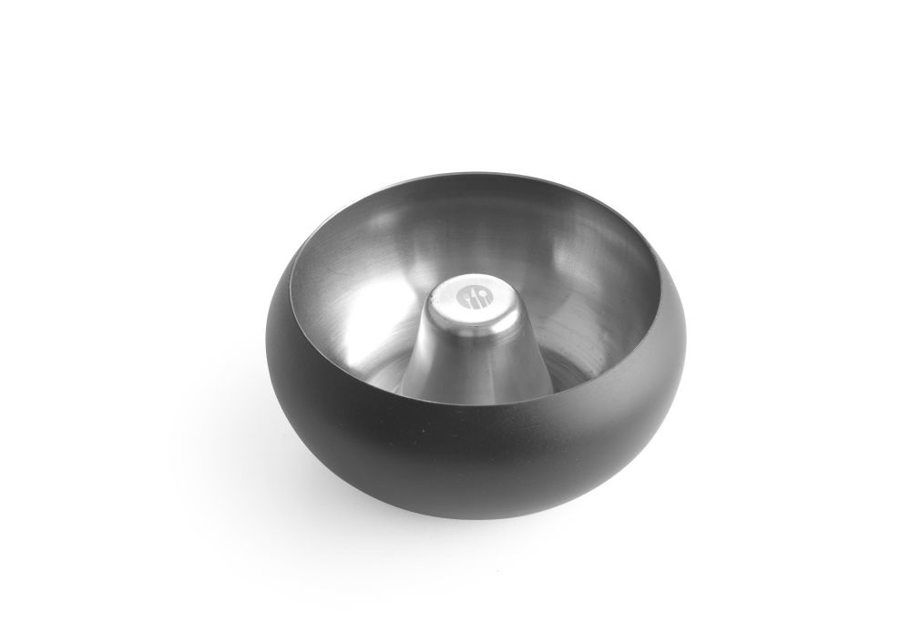 Hendi Terrasasbak zwart - ø105x(H)58mm, foto 2 van 2