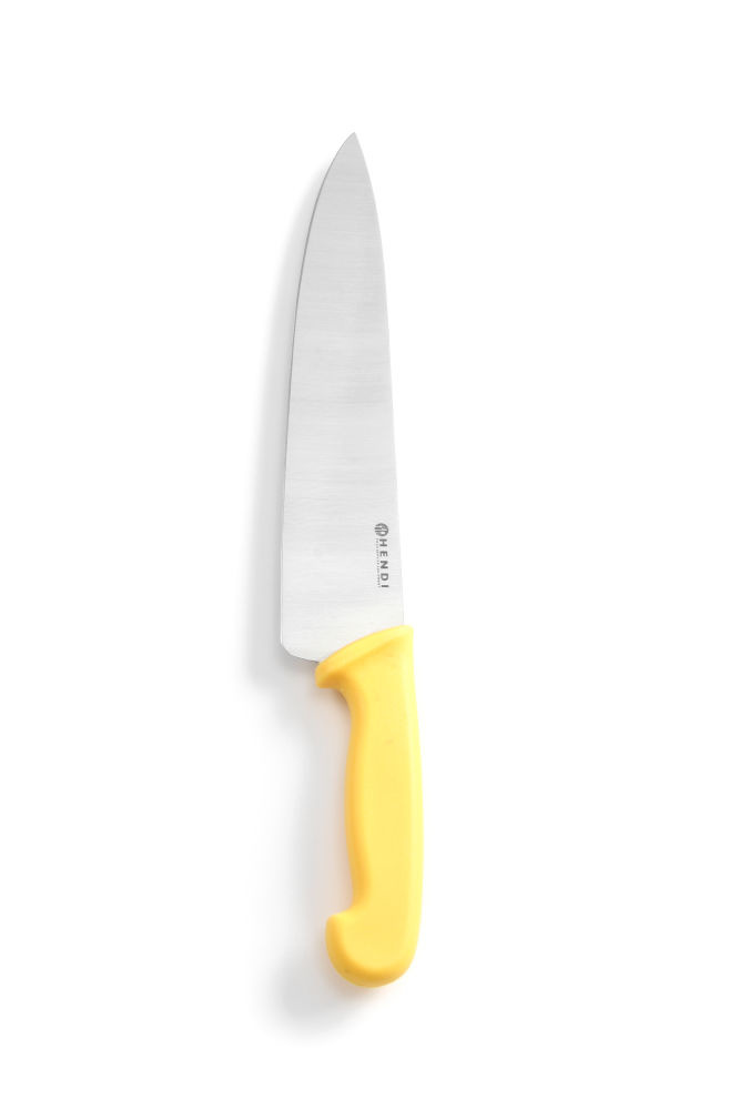 Hendi Koksmes met geel heft | Lengte 320mm, foto 2 van 2