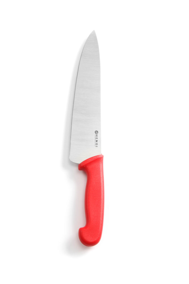 Hendi Koksmes met rood heft | Lengte 385mm, foto 2 van 2