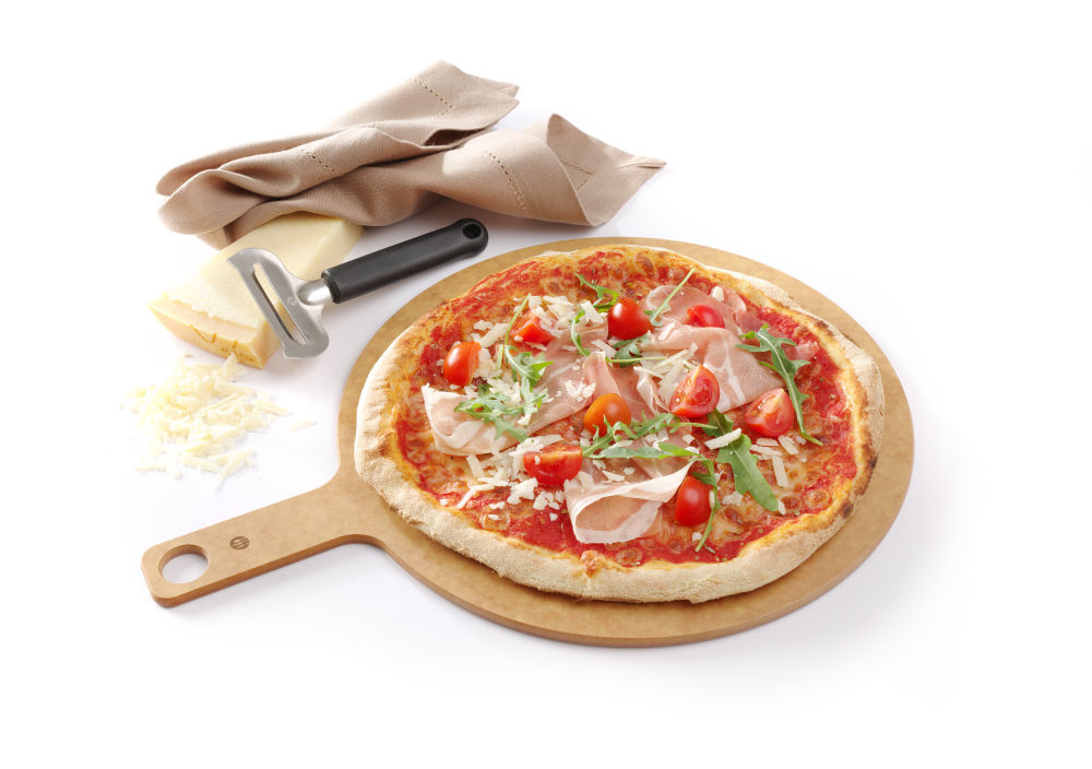 Hendi Pizza plank met handvat | Ø255xH6mm, foto 2 van 3