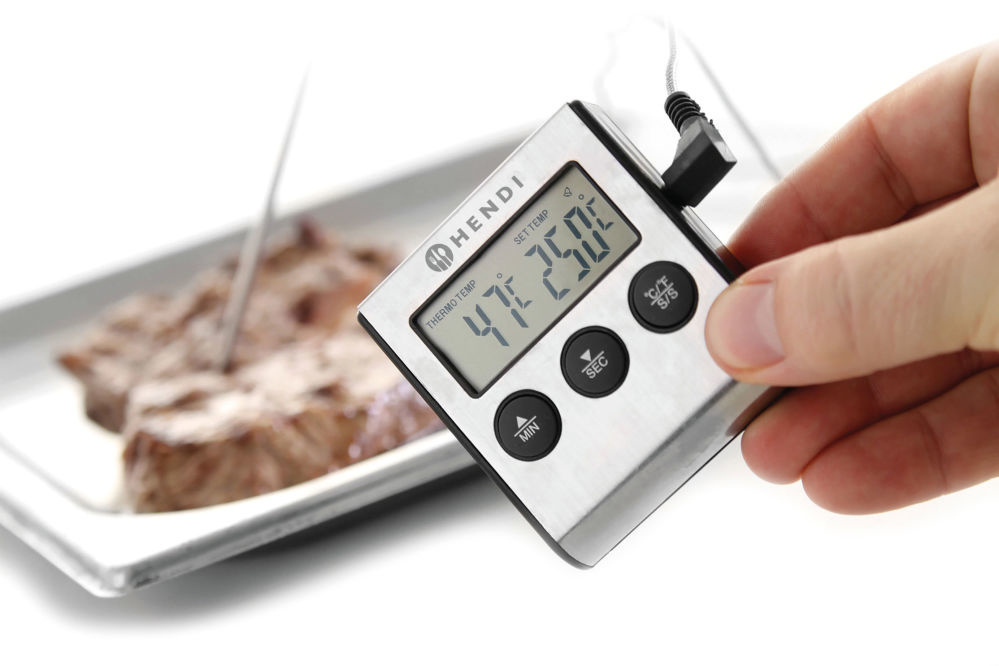 Hendi Braad thermometer/timer | -50/250˚C - 65x70x(H)17mm