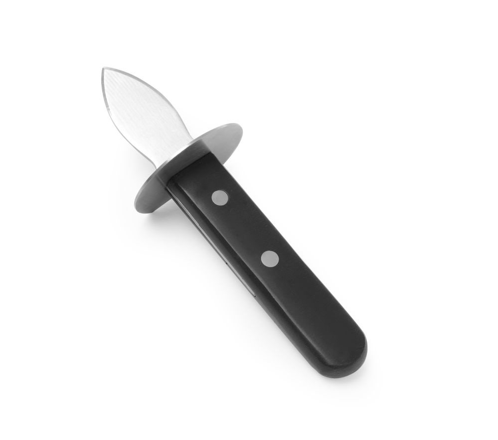 Hendi Oestermes rond RVS / kunststof | lengte 170mm