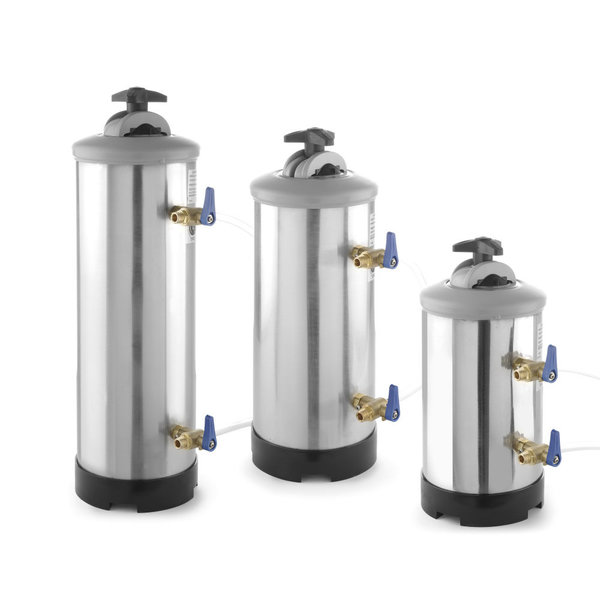 Hendi Hendi Waterontharder - filtercapaciteit (20°F/30°F/40°F) 2520/1680/1260 - 12 liter - Ø185xH500mm