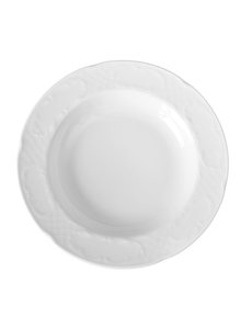 Hendi Flora bord diep | Ø235mm | Wit hotelporselein