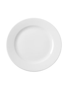 Hendi Delta bord plat | Ø240mm | Wit hotelporselein | 794074