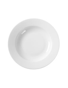 Hendi Delta bord diep | Ø230mm | Wit hotelporselein | 799420