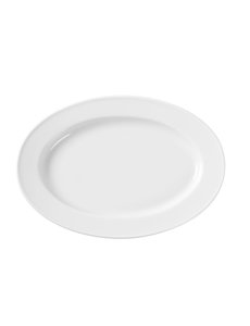 Hendi Delta schaal ovaal | 290x200mm | Wit hotelporselein | 799437