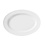 Hendi Delta schaal ovaal | 290x200mm | Wit hotelporselein | 799437