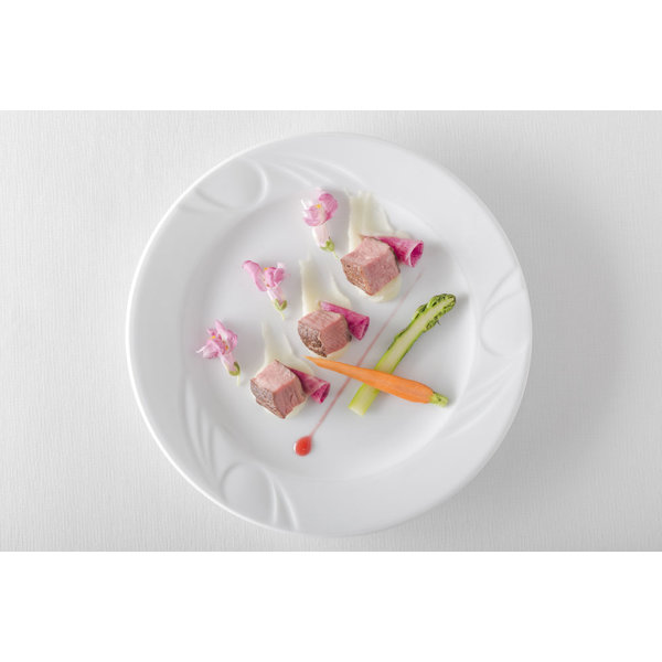 Hendi Karizma bord plat | Ø260mm | Wit hotelporselein | 795101