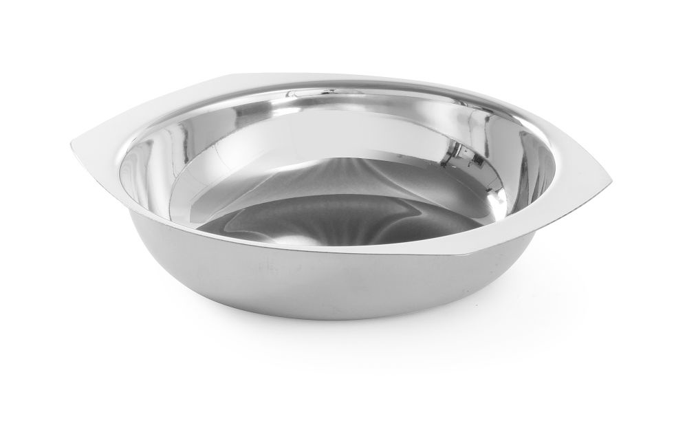 Hendi Hendi Groenteschaal met handgrepen RVS - Ø160xH40mm