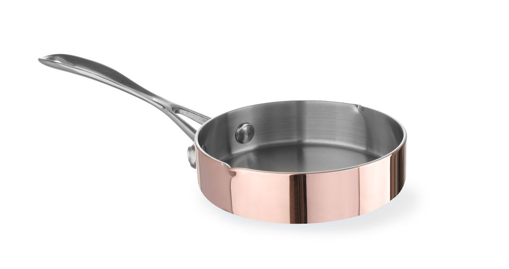 Hendi Koekenpannetje mini | Koper / Aluminium Ø120x(H)30mm