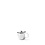 Hendi Koffie-/ theekan met deksel - 0.6 L - ø97x(H)142mm