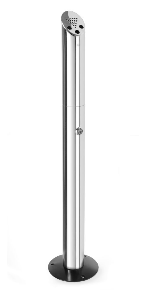 Hendi Peukenzuil asbak RVS | Ø170x(H)920mm
