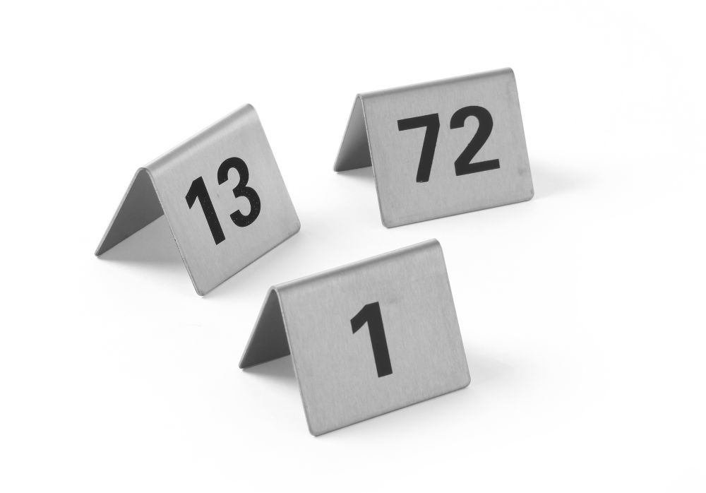 Hendi Tafelstandaard nummers - Nummers 13-24 - 50x35x(H)40mm