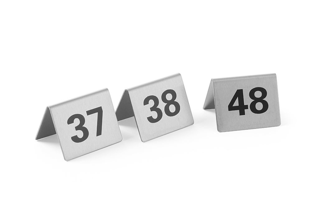 Hendi Tafelstandaard nummers - Nummers 49-60 - 50x35x(H)40mm, foto 3 van 5
