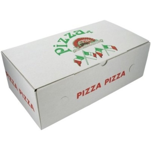 24Horeca Calzone Pizzadoos Italiaanse Vlag | 30x16x10cm | 100 stuks