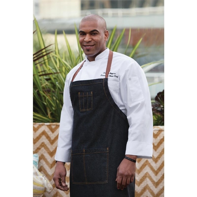 Chef Works Chef Works Urban Memphis lang schort zwart, foto 5 van 6