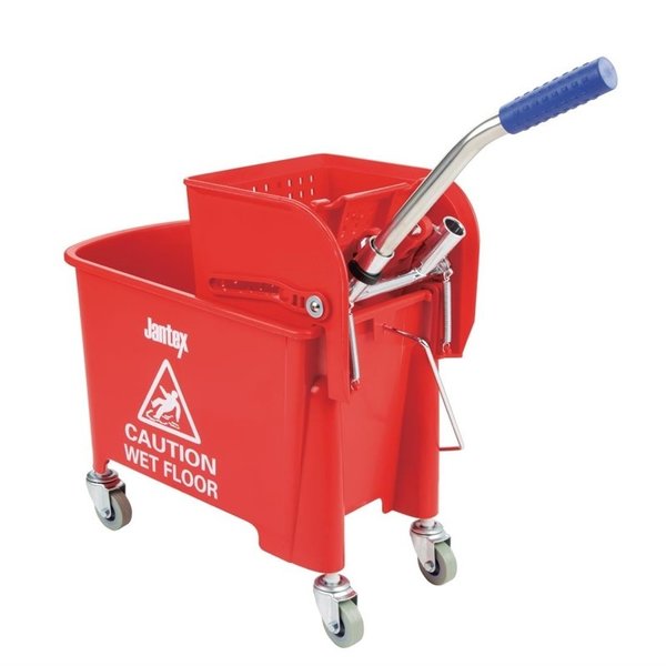 Jantex Jantex Rolemmer en wringer rood 20 liter | 48(h) x 35(b) x 28(d)cm