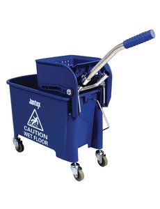 Jantex Rolemmer en wringer blauw 20 liter | 48(h) x 35(b) x 28(d)cm