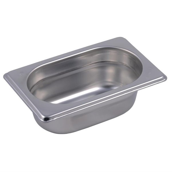 Gastro-M Gastro M Gastronormbak GN1/9 bak - 65mm diep RVS | 176x108mm.