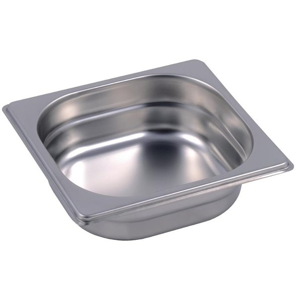 Gastro-M Gastro M Gastronormbak GN1/6 bak - 65mm diep RVS | 176x162mm