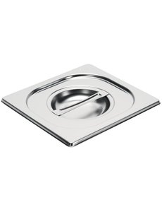 Gastro-M Gastronorm deksel RVS GN 1/6 | 176x162mm