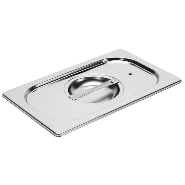 Gastro-M Gastro M RVS Gastronorm deksel met siliconen afdichting RVS GN 1/4 | 265x162mm