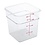 Cambro Cambro Camsquare vierkante polycarbonaat voedseldoos 3,8L