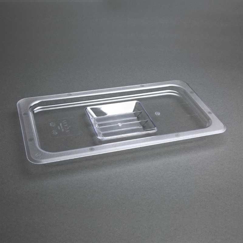 Vogue Vogue Polycarbonaat deksel transparant GN 1/3 | 325x176mm
