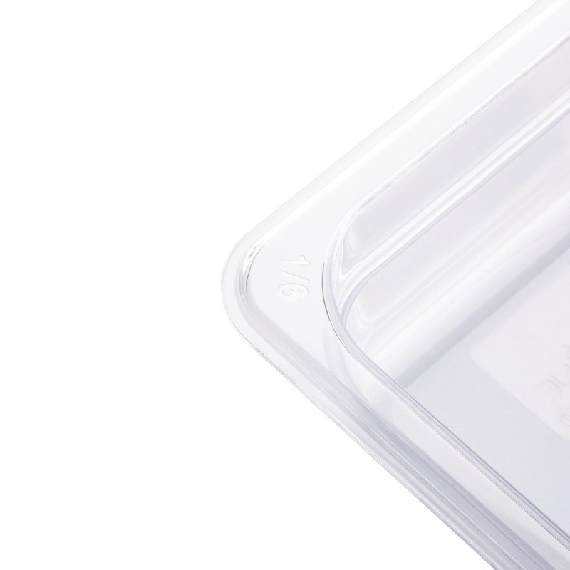 Vogue Vogue Polycarbonaat bak transparant GN 1/6 - 150mm | 176x162mm., foto 3 van 3
