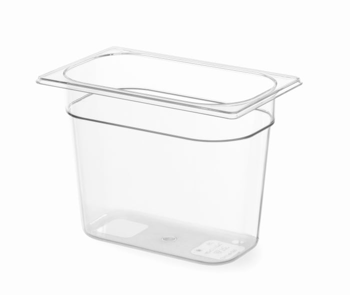 Hendi Gastronormbak 1/4 - 65mm diep | Polycarbonaat | 265x162mm