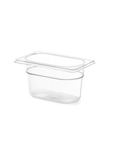 Hendi Gastronormbak 1/9 - 65mm diep | Polycarbonaat | 176x162mm.