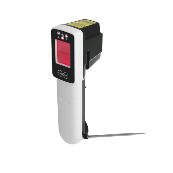 Hendi Infrarood Thermometer met Sonde |  Meetbereik -60°C to 350°C | Gradatie 0,2˚C