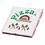 24Horeca Pizzadoos Italiaanse Vlag | 32x32x(H)3cm | 150 stuks