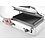 Hendi Hendi Contactgrill 'Panini' | Geribd-Geribd | 2.2kW |  430x370x(H)210 mm.