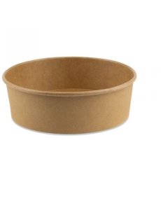 24Horeca Saladebak Karton Rond Ø14cm | Per 300 stuks | Keuze uit 3 maten