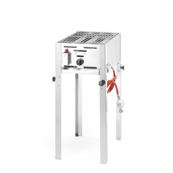 Hendi Hendi Grill master mini gasbarbecue met bakplaat | Propaan en  butaangas