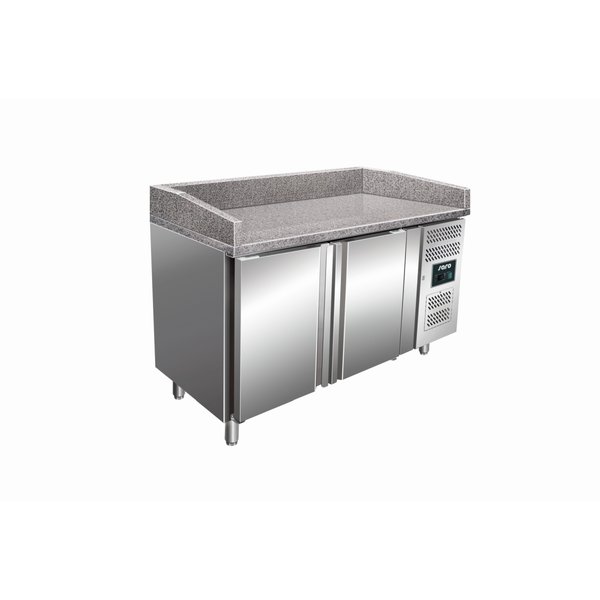 Saro Saro Pizza koelwerkbank met 2 deuren | 275 Liter | +2 / +8 °C | 151x80x(H)100cm
