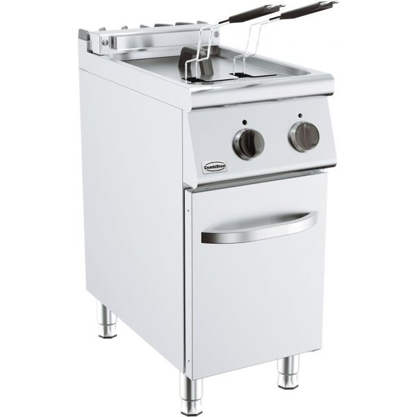 Combisteel Friteuse met onderstel en twee manden | 18 Liter | 400V / 14kW | 400x700xH900mm.