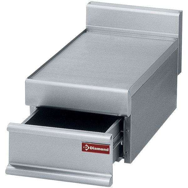 Diamond Neutraal werkelement met lade | 400x650xH280/380 mm.