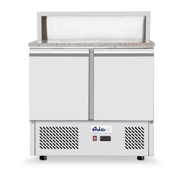 Hendi/Arktic Hendi Pizza saladette met 2 deuren 300 Liter  | 5x GN1/6 | H900x700xH1100 mm.
